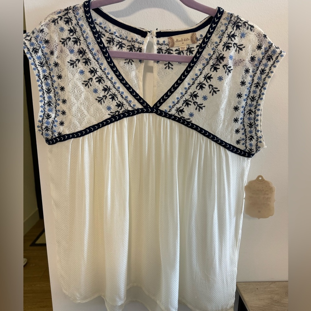 NWT Altar’d State Embroidered Top.